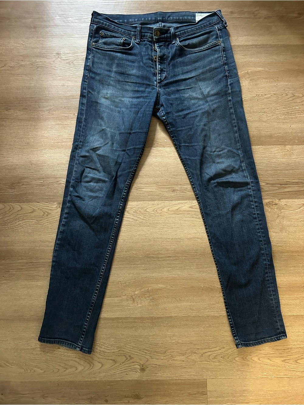 Rag & Bone Men's Fit 2 Slim Fit Blue Denim Jeans Size 32 0495